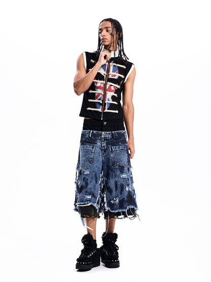 UNION JACK MILITARY VEST