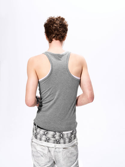 SEQUIN FACE LAYERED TANK TOP